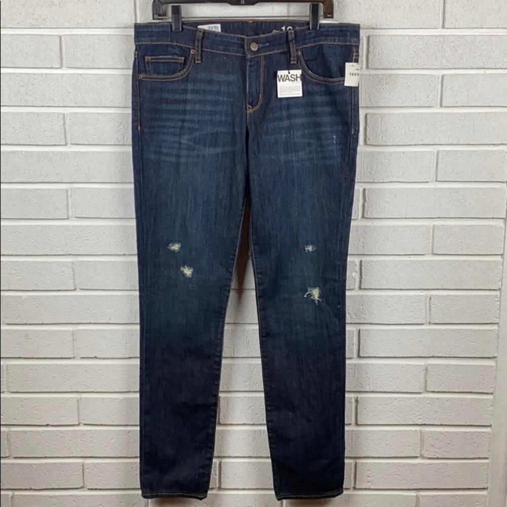 GAP Women's Skinny Jeans - Dark Blue